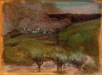 Olive Trees against a Mountainous Background 1893
